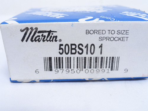 Martin 50BS10-1; Sprocket #50; 10-Teeth; 1"ID