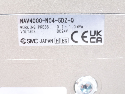 SMC NAV4000-N04-5DZ-Q; Solenoid Valve; 0.2-1.0MPa; 24VDC