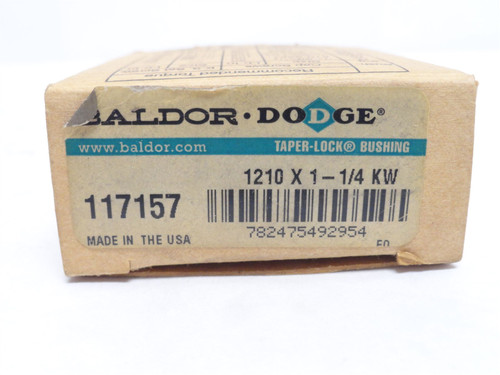 Dodge 1210 X 1 1/4-KW; Taper Lock Bushing 117157; 1-1/4"ID
