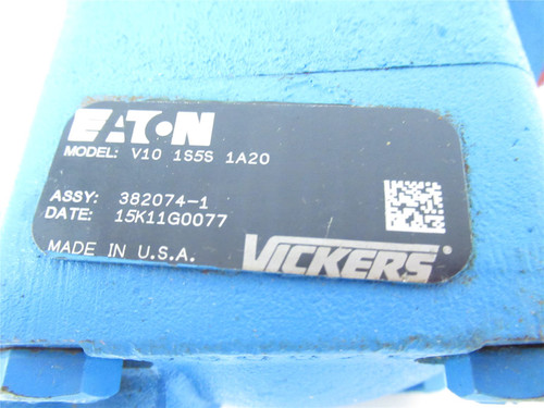 Eaton V101S5S1A20; Vickers Hydraulic Pump 1"3/rev 3/4"DiaShaft