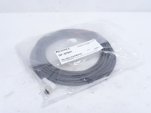 Keyence OP-87641; Connector Cable M12; 90Deg; 10m Long