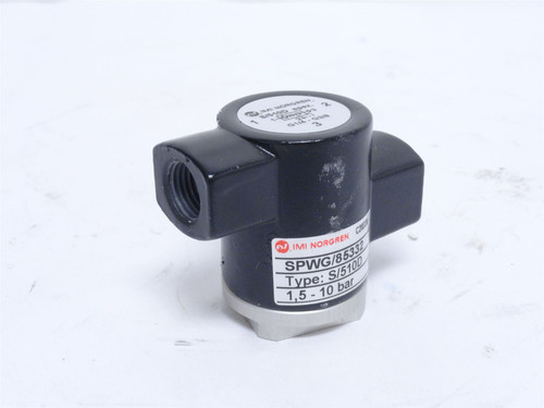 Norgren S/510D; Pneumatic Exhaust Valve 1/4 x 3/8NPT; 10BAR