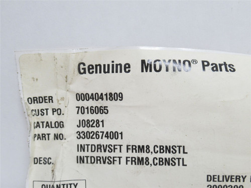 Moyno J08281; Intermediate Drive Shaft 16-1/8" Long; 1-1/2"ID