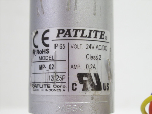 Patlite MP-402; Tower Light; 24V AC/DC; 0.2A; 30mmOD; 4 Tiers