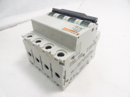 Merlin Green C60N 4A-B; Circuit Breaker  4A; 480VAC; 4 Pole
