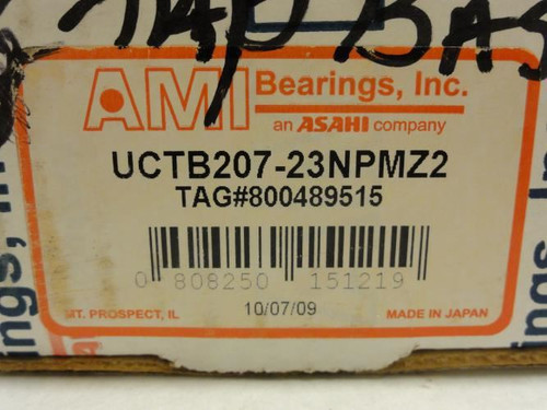 AMI UCTB207-23NPMZ2; Pillowblock Bearing; 1-7/16"ID; 2-Bolt