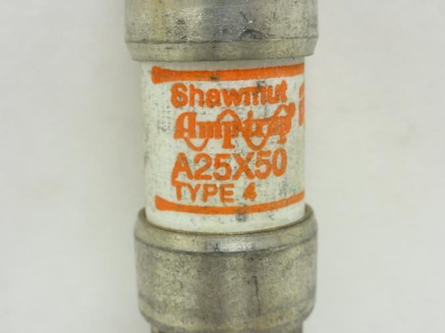 Shawmut A25X50; AmpTrap Fuse 50A; 250VAC; Bladed