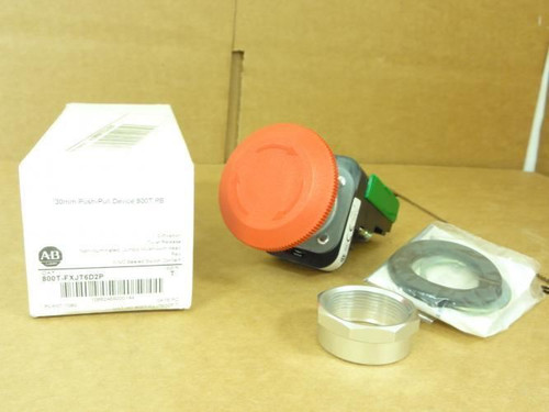 Allen-Bradley 800T-FXJT6D2P; Push-Button; 30.5mm; Red