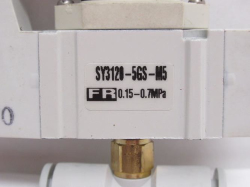 SMC SY3120-5GS-M5; Air Solenoid Valve; 0.15-0.7MPa; 24VDC