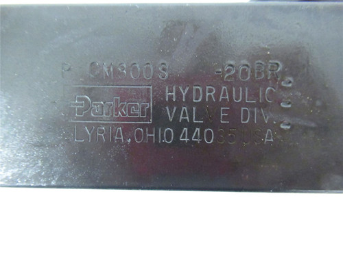 Parker PCM800S;  Hydraulic Valve1/2"NPTF Steel 15gal/min