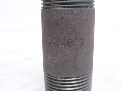 Industry-Std 1LMJ6; Lot-3; Pipe Nipples Sch: 80; 1NPT