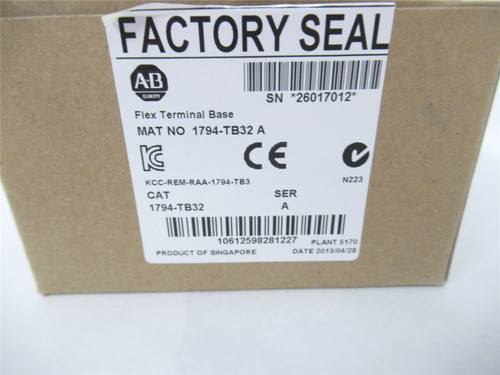 Allen-Bradley 1794-TB32; PLC 16 I/OTerminals 10A 132 Vac
