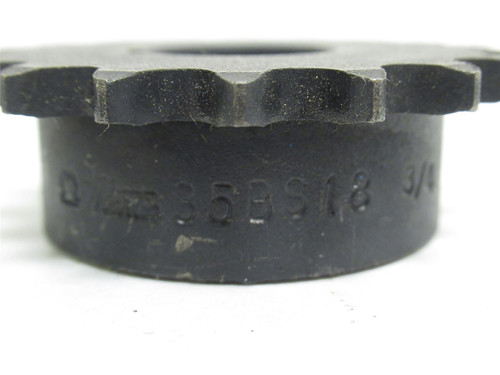 Martin 35BS18 3/4; Sprocket #35; 18 Teeth; 3/4"ID