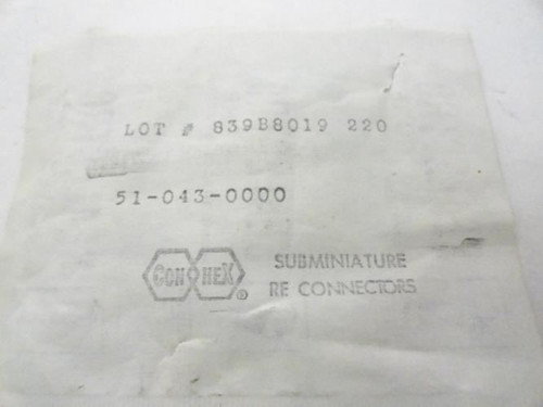 Sealectro 51-043-0000; RF Connector