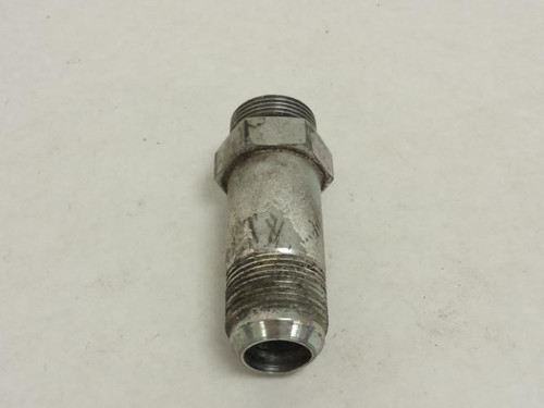 Parker 16 FF5OX; Long Hydraulic Adaptor; 1 JIC to 1 Boss