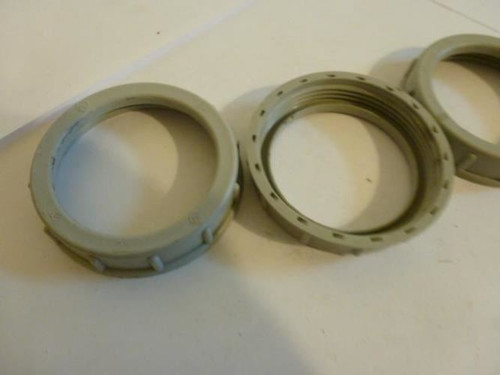 MFG- MDL-Unkn81269; LOT-3 Conduit Bushing 2" Grey