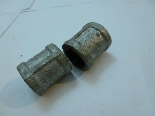 MFG- MDL-Unkn81235; LOT-2 Pipe Coupling 1/2" NPT Steel