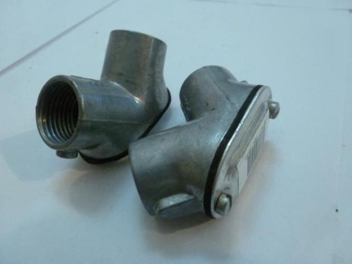 Halex 94105; LOT-2; 1/2 Rigid Pull Elbow With Gasket