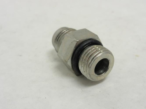 Parker 6 F5OX-S; Hydraulic Adaptor 3/8" Boss To 3/8" JIC