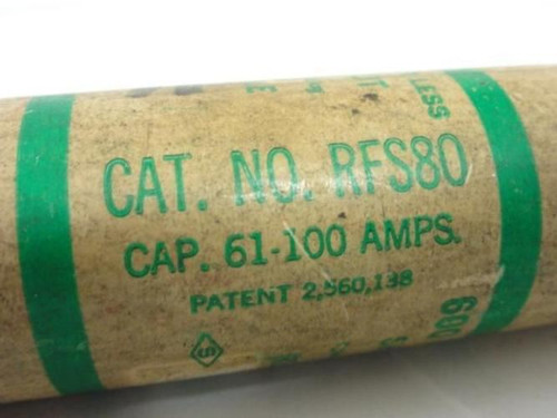 Shawmut RFS80; Fuse; 80Amp; 600V