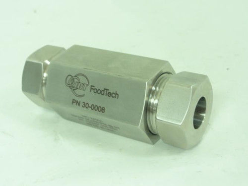 JBT 30-0008; Coupling; 66000PSI; 316SST; .570" Bore