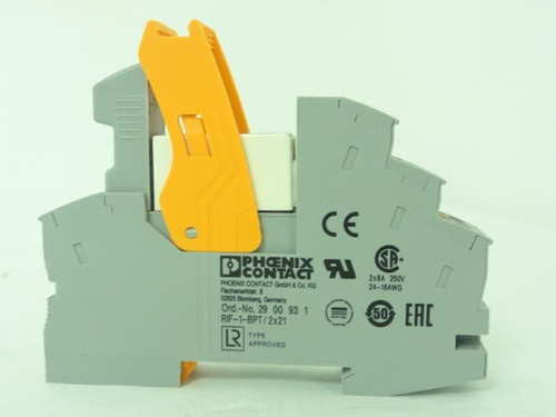 Phoenix RIF-1-BPT; Relay Socket; 250V; 13A; 24-16AWG