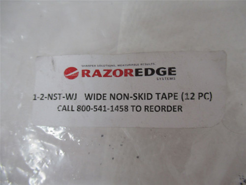 Razor Edge Systems 1-2-NST-WJ ; Wide Non-Skid Tape(12 Pieces)