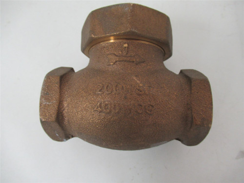 United Brass 50T1; Check Valve Spring Loaded 1" Brass