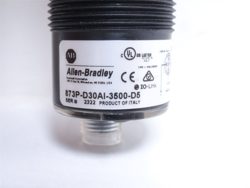 Allen-Bradley 873P-D30AI-3500-D5; Ultrasonic Sensor; 10-30VDC