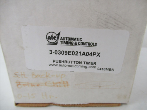 Automatic Timing 3-0309E021A04PX; Pushbutton Timer 120V