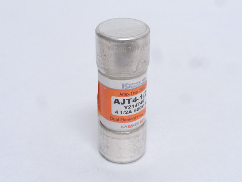 Ferraz-Shawmut AJT4-1/2; Time Delay Fuse 4-1/2A; 600VAC/500VDC