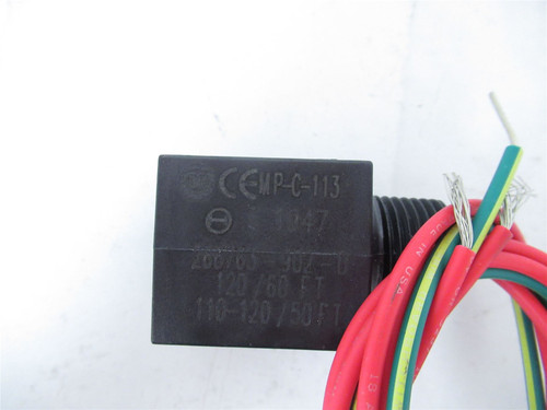 Asco      266763-902-D; Solenoid Valve Coil Class F; 120VAC
