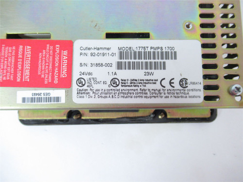 Eaton 92-01911-01; Cutler Hammer Touchscreen Panelmate