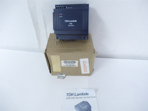 TDK Lambda DSP100-24/C2; AC/DC DIN RAIL SUPPLY 24V 100W