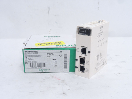 Schneider BMXNOM0200; Ethernet Bus Module; RS485/232