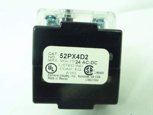 Siemens 52PX4D2; Red Pilot Light 24V