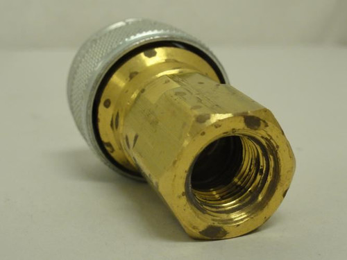 Parker 1461-0070; Twist Lock Pneumatic Conn 1/2 NPT x 1/2" Body