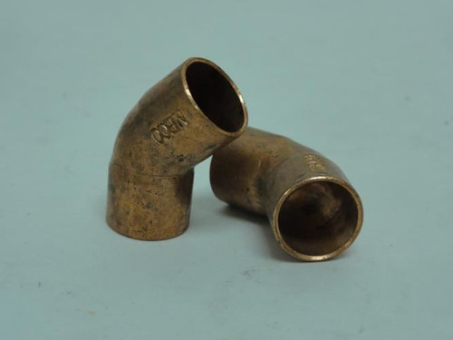 Nibco C606 3/8; Lot-2; Wrot Copper Elbow; 45Deg; Size: 1/2"