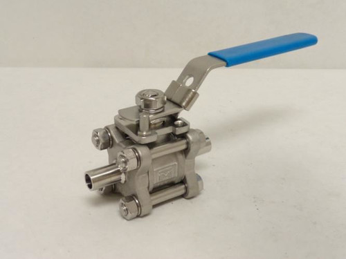 Industry-Std 11A429; Sanitary Ball Valve SS-316; Weld; 1/2"