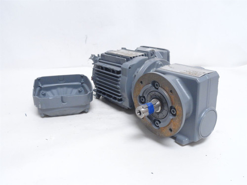 SEW SF37DRN71MS2; AC Gearmotor; 11:1 Ratio; Broken Shroud