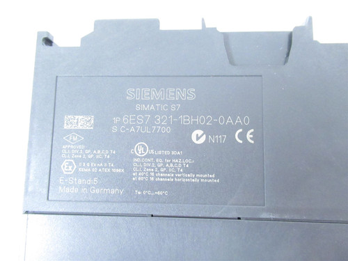 Siemens 6ES7 321-1BH02-0AA0; Output Module 16 Output 24 VDC