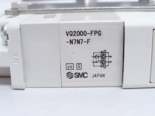 SMC VQ2000-FPG-N7N7-F; Check Block W/Mount Bracket; 1/4"PTC