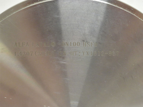 Alfa Laval YX1612-837; Bevel Seat Cap; SS; 121 x 20 x 114mm