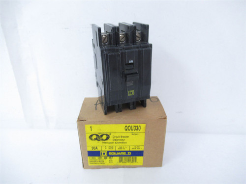 Schneider Q0U330; Circuit Breaker 30A  3 pole 240VAC 10kA