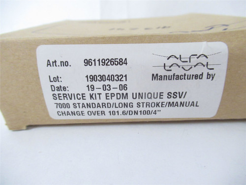 Alfa Laval 9611926584; KIT;SRVC;4IN;EPDM;U7000