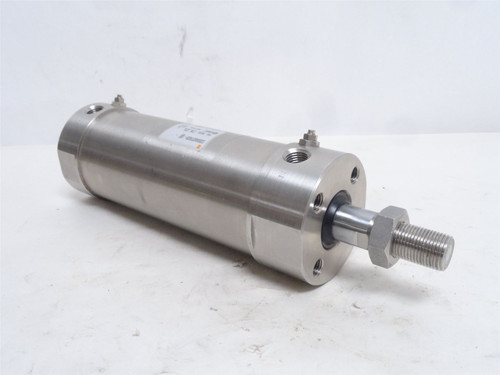 SMC CG5BA63TNSR-100; Air Cylinder; SS; 63mmID x 100mm Stroke