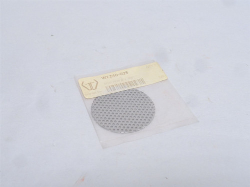 Wolf-Tec WT240025; Perforated Disk; SS; 2" x 0.60"
