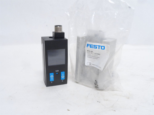 Festo SDE1-D10-G2-MS6-L-PI-M12; Pressure Sensor 192766; 10BAR