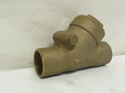 Nibco S-413B-1; Y-Swing Check Valve 1" Solder; Non-Potable