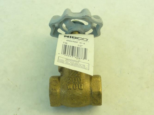 Nibco TI8-1/2; Gate Valve; 1/2" NPT